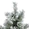 22" Unlit Flocked Pine Artificial Christmas Tree in Burlap Base
